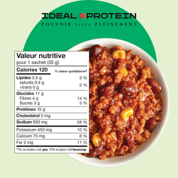 Préparation pour chili aux légumes (boite de 7)